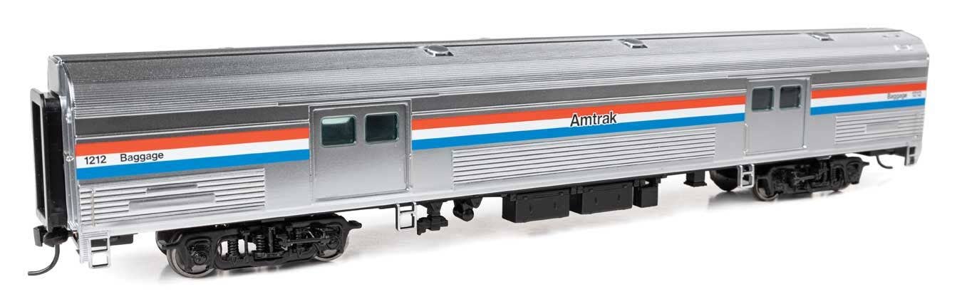 Walthers 920-13077 HO Amtrak Phase III 73' Budd Baggage Car Ready to Run #1212