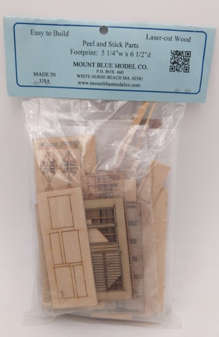 Mount Blue Model Co. 1027-S Victoria Gingerbread Style Cottage Laser-Cut Kit