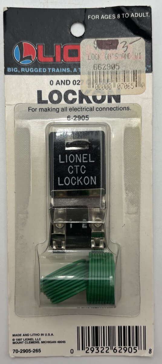 Lionel 6-2905 O & O27 Gauge CTC Lockon