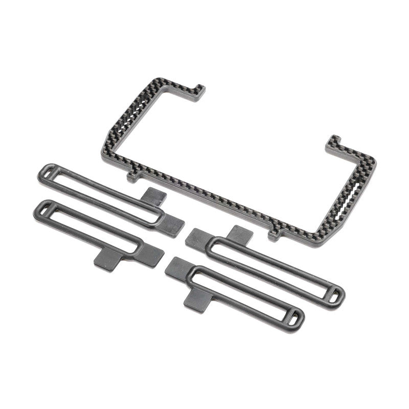 Team Losi Racing TLR-1101 22X Carbon Battery Mount Set