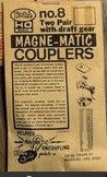 Kadee no.8 HO Magne-Matic Couplers Two Pair w/Draft Gear