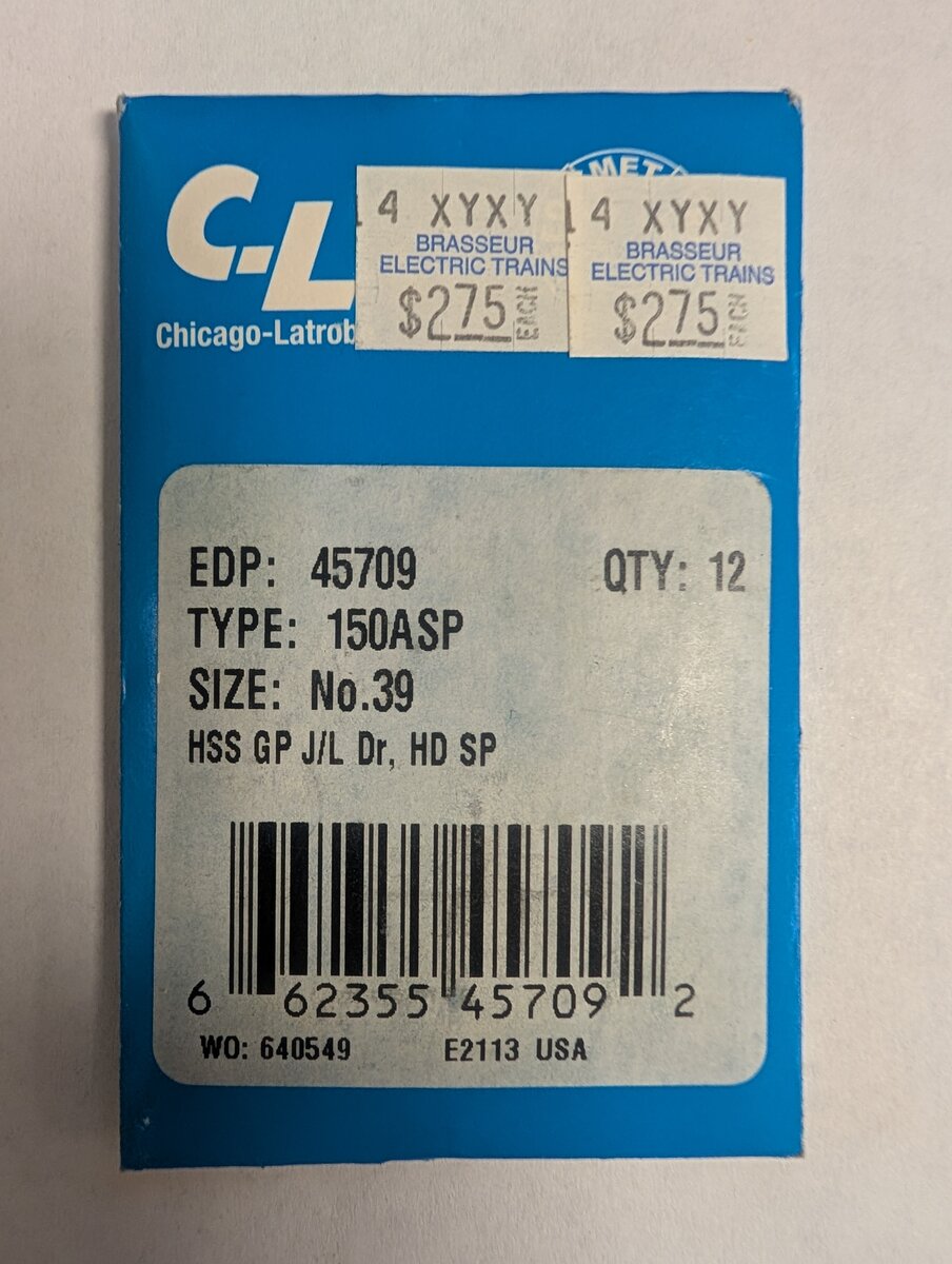 TRW Industrial Products Group 45709 Type 150ASP No.39 HSS GP J/L Dr, HD SP