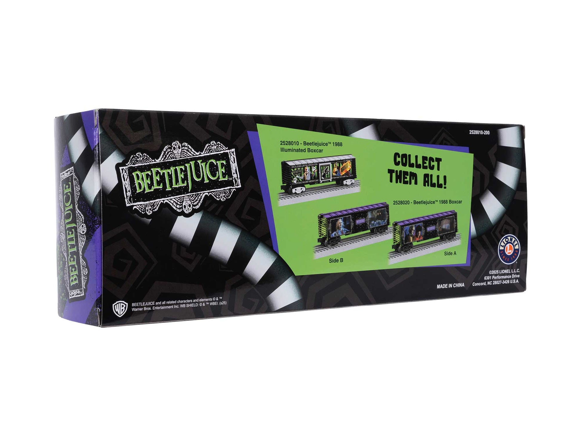Lionel 2528010 O Beetlejuice Lighted Boxcar