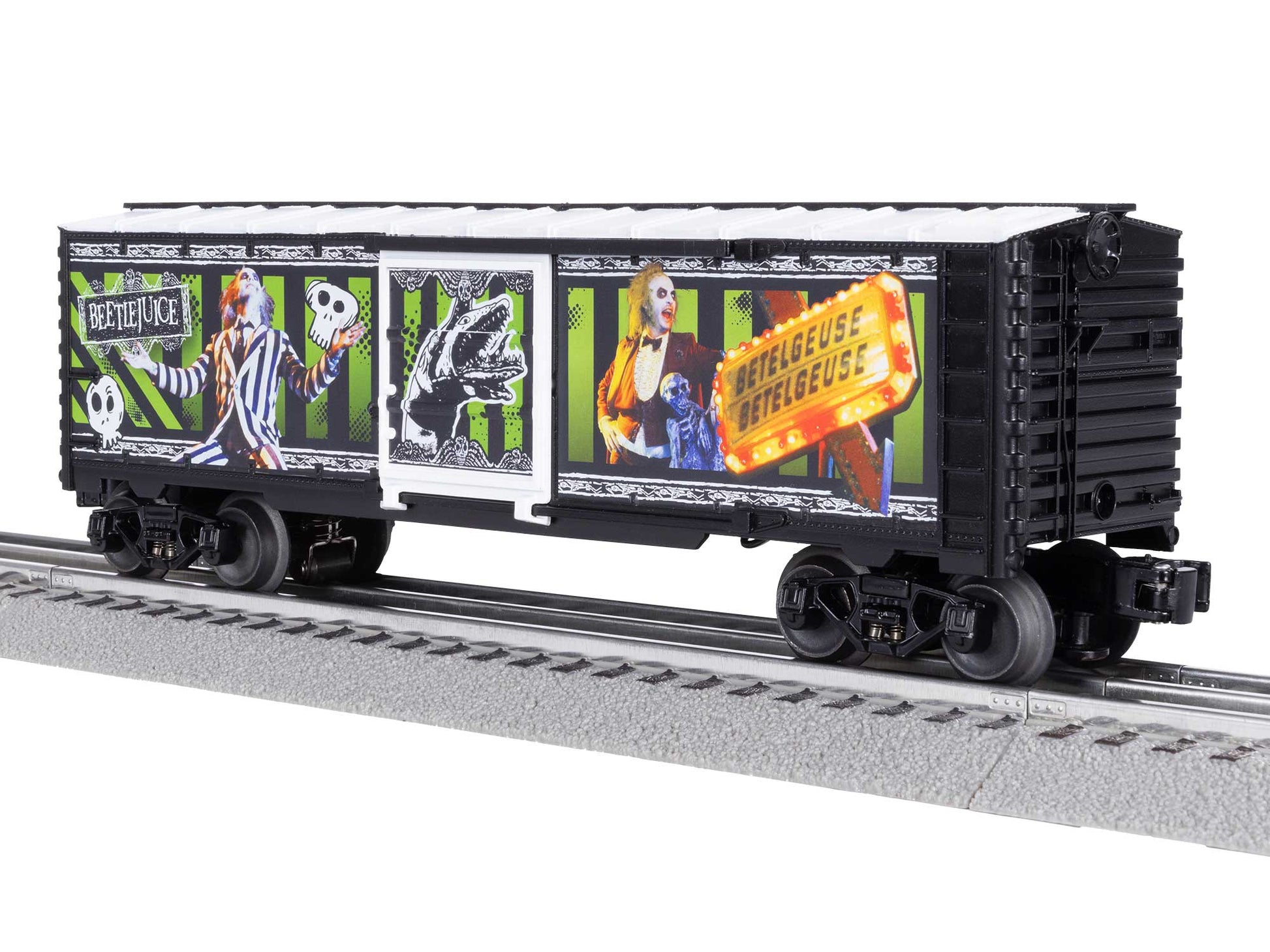 Lionel 2528010 O Beetlejuice Lighted Boxcar