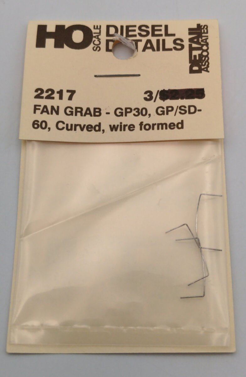 Detail Associates SY2217 HO Fan Grab Curved SP30-GP/SD60