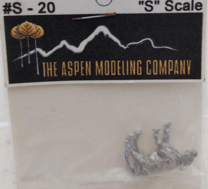 Aspen Modeling Company S-20 S Scale Calf Metal Unpainted Figure