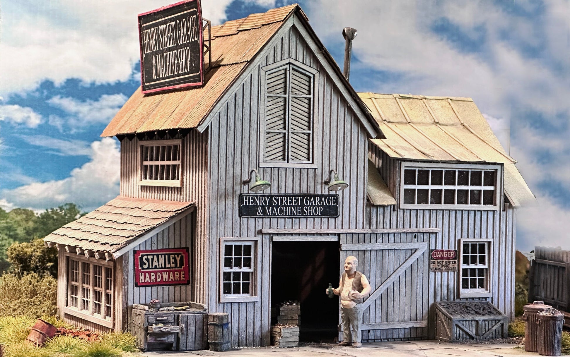 Bar Mills 114 O Henry Street Garage and Machine Shop Craftsman Building Kit