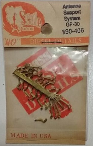 Cal Scale 190-406 HO EMD GP30 Diesel Loco PRR Induction Phone Antenna Supports
