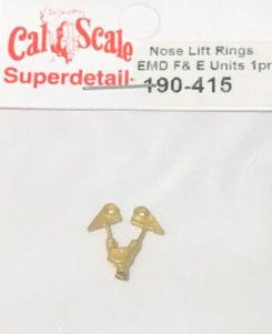 Cal Scale 190-415 HO Nose Lift Rings EMD F & E Units