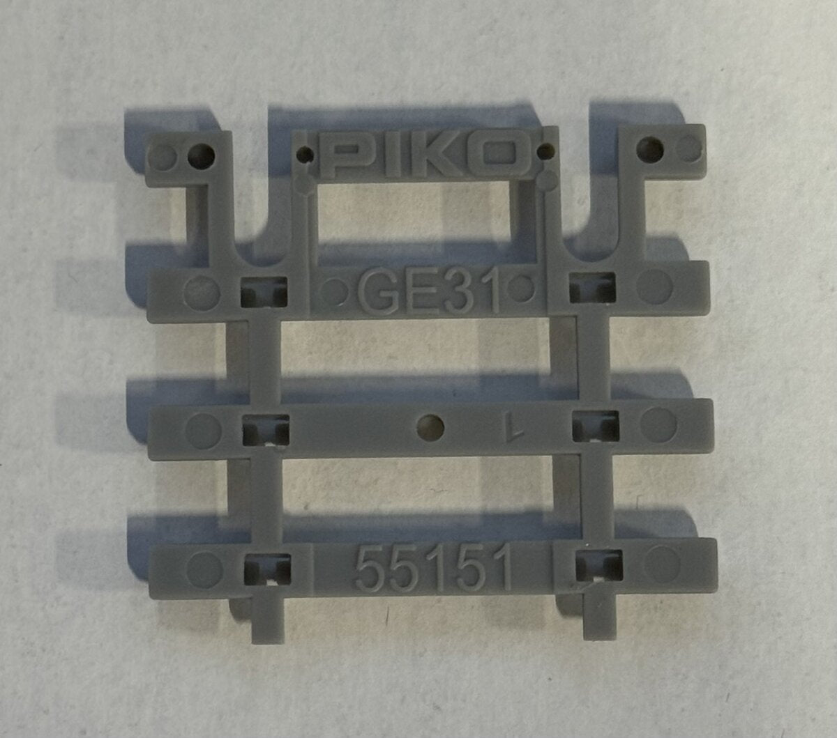 Piko 55151 HO 1.2" Concrete Flex Track End Ties-Track - Individual Piece