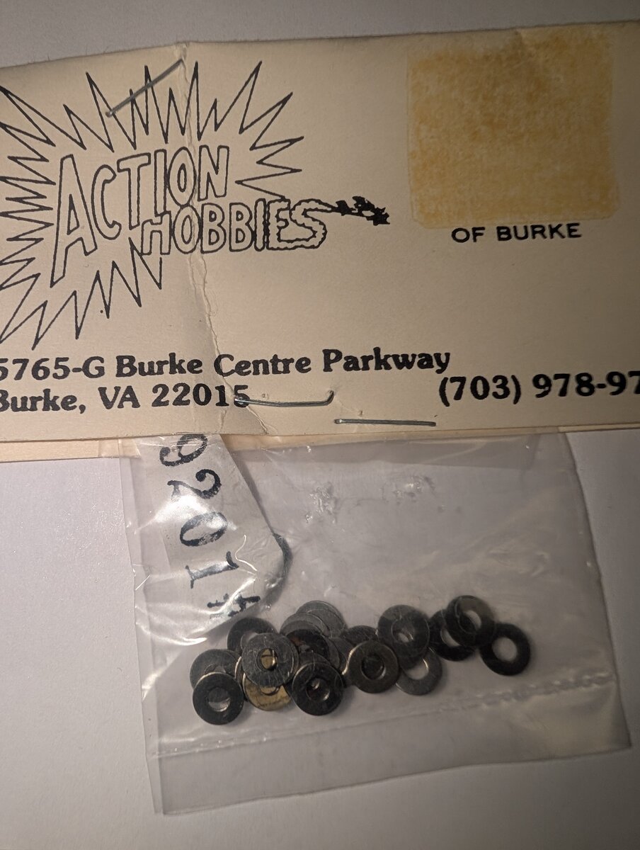 Action Hobbies 9201 Metal Washers Pack