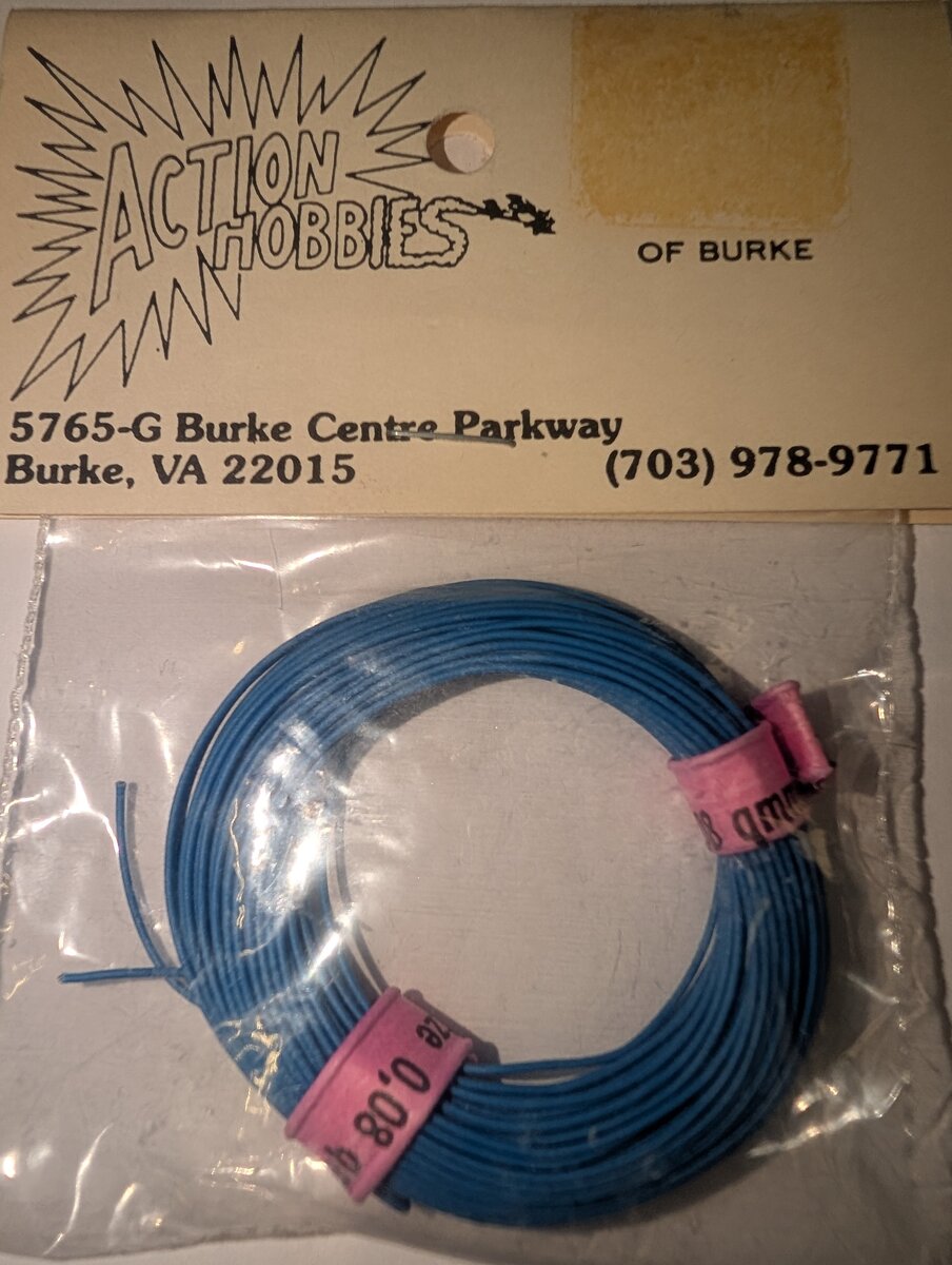 Action Hobbies Blue 0.08 Wiring Small Roll