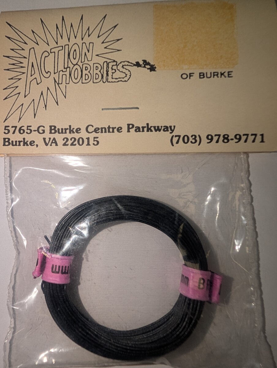 Action Hobbies Black 0.08 Small Wiring Roll