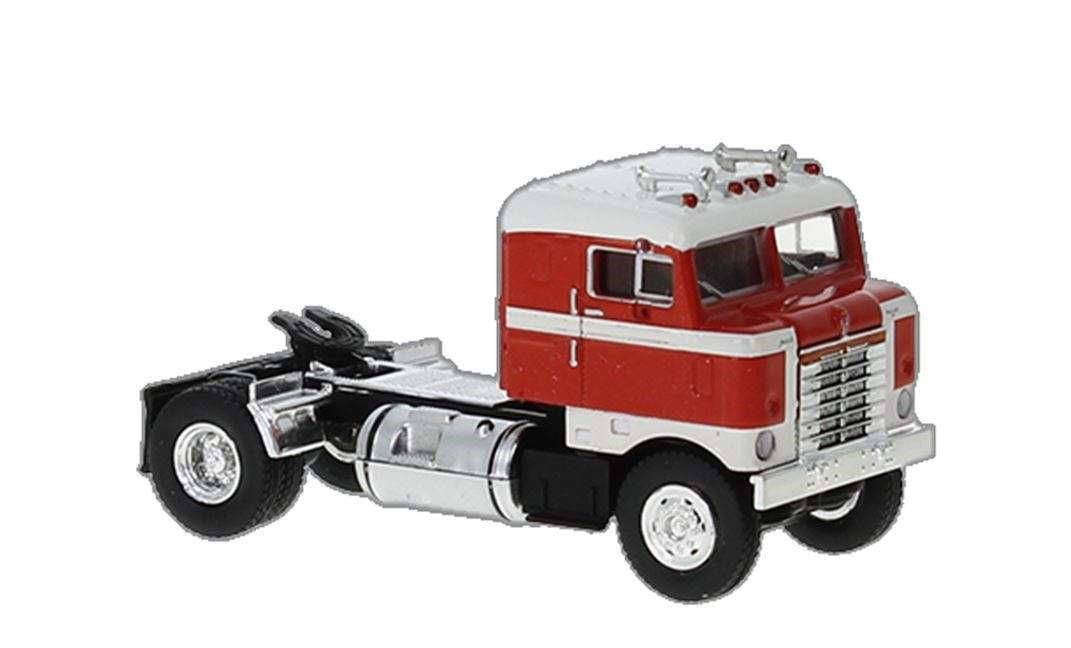 Brekina Automodelle 85956 HO Red/White 1950 Kenworth Bullnose Tractor Only