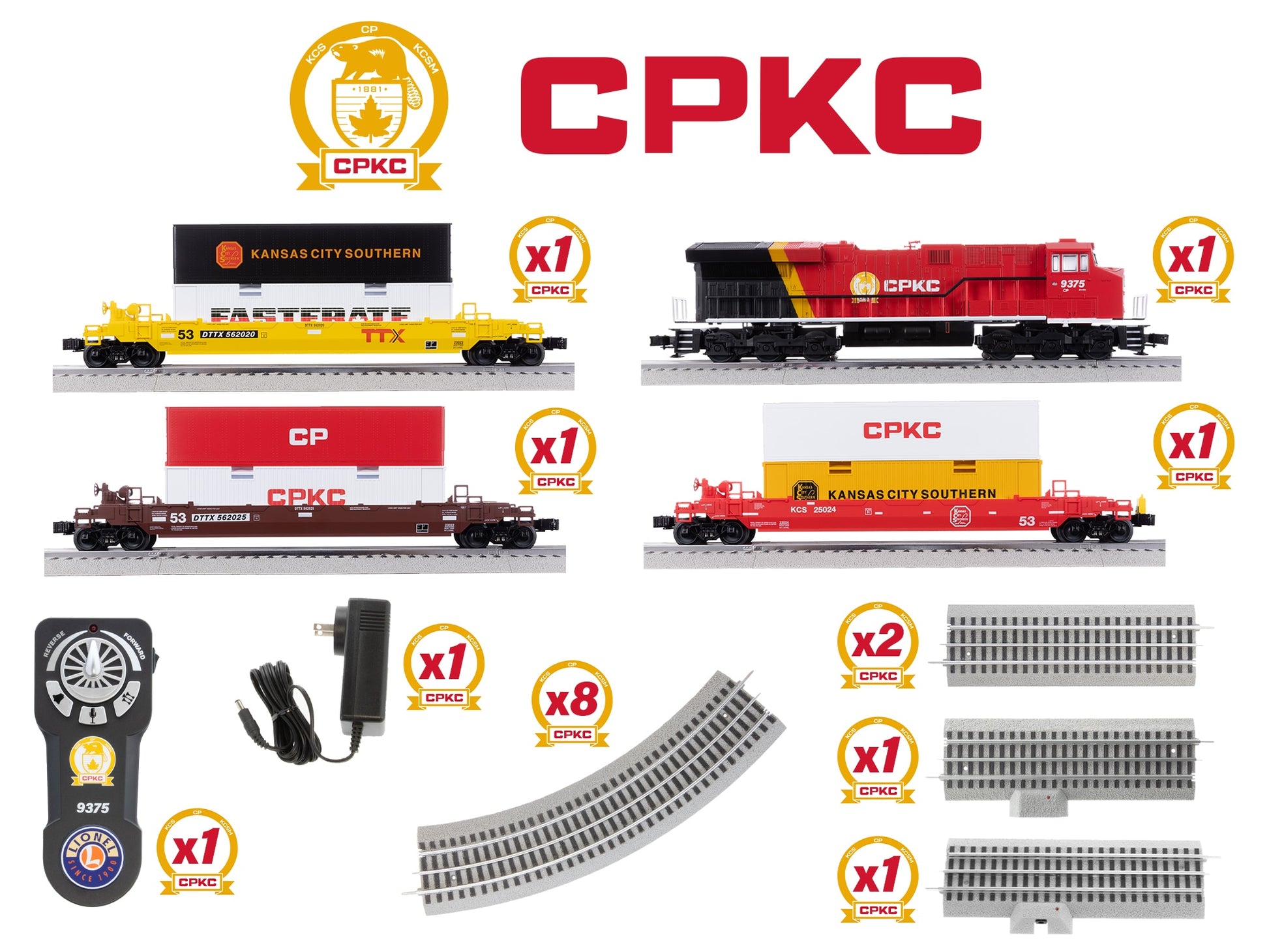 Lionel 2523020 O CPKC Maxi Stack Set