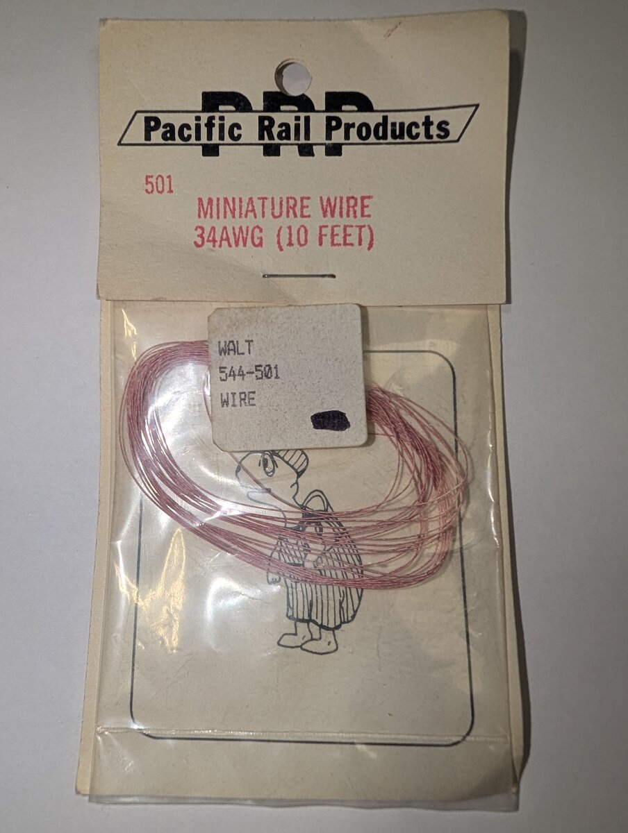Pacific Rail 501 Miniature Wire 34AWG (10 Feet)