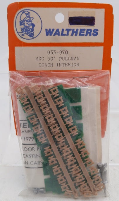Walthers 933-970 HO Scale MDC 50' Pullman Coach Interior