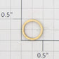 Roundhouse 21111 HO Scale 39" Brass Wheel Rim