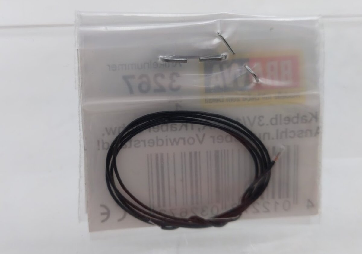 Brawa 3267 Bulb and Cable 3V / 15 mA