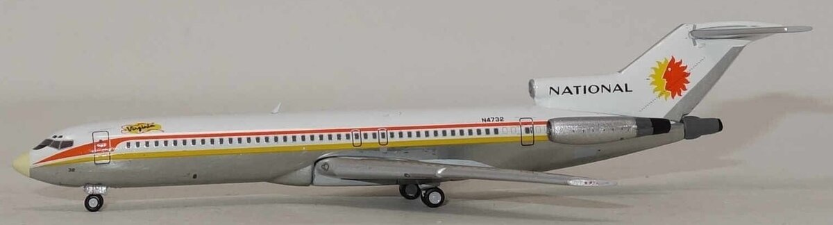 Gemini Jets GJNAL1475 1:400 Diecast National Boeing 727-200 Airplane