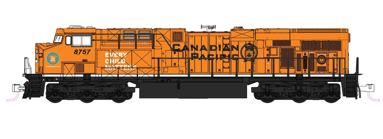Kato 176-8960 N Canadian Pacific GE ES44AC Diesel Locomotive #8757