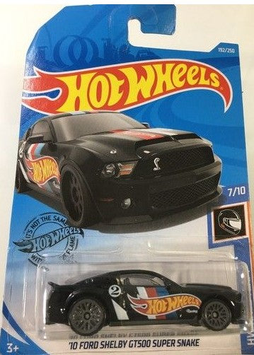 Hot Wheels FYF69-D7C3 1:64 Diecast HW Race '10 Ford Shelby GT500 Super Snake