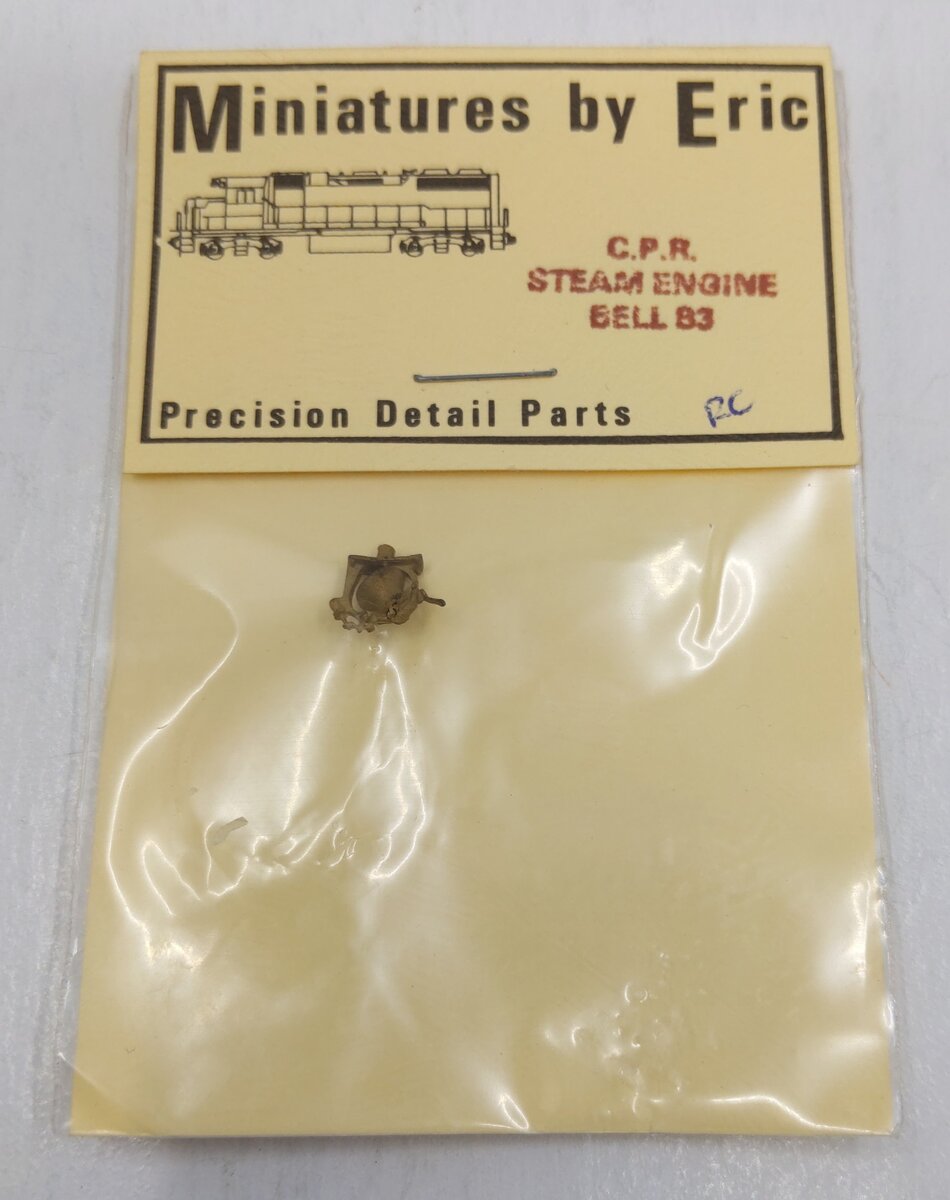Miniatures By Eric B3 HO Scale C.P.R. Steam Engine Bell Brass Part