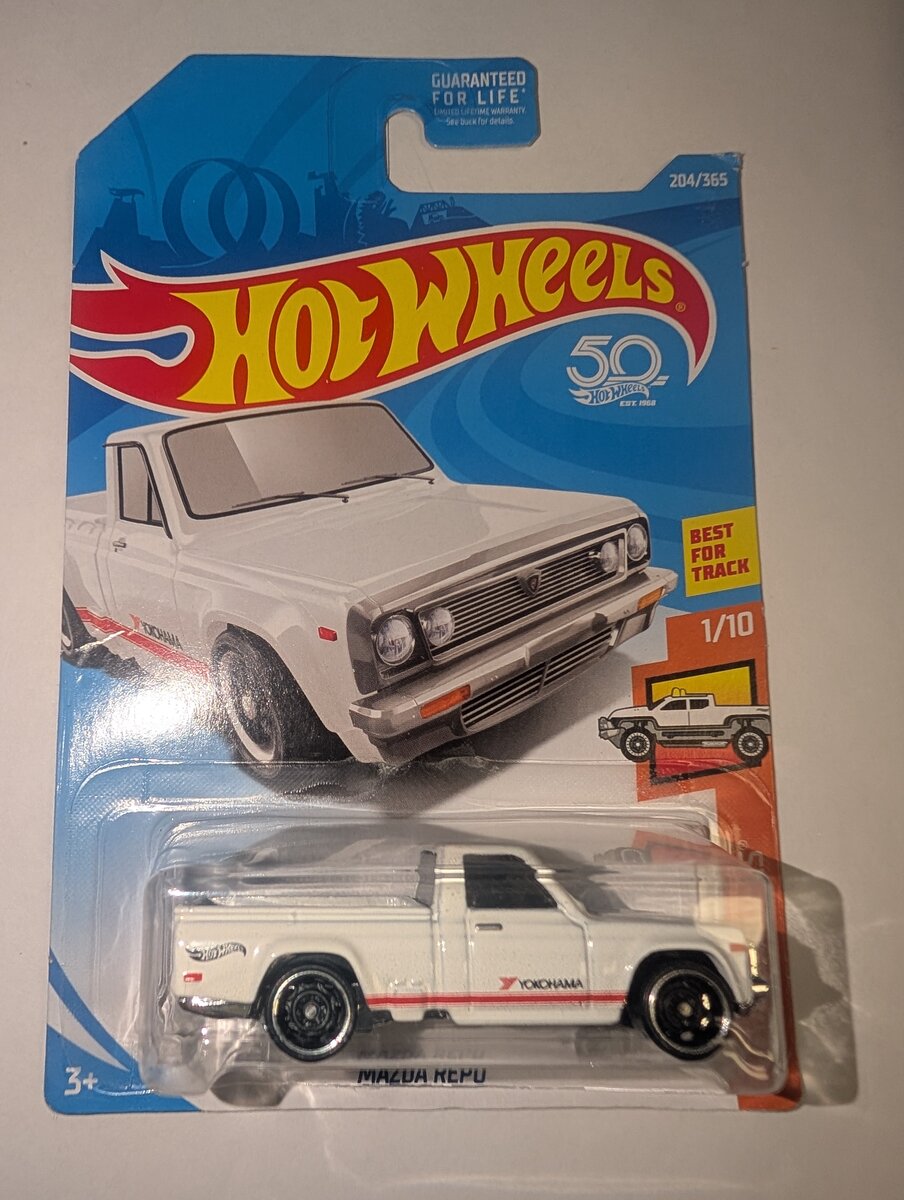 Hot Wheels FJY48-D9C0K 1:64 Die Cast HW Hot Trucks Yokohama Mazda Repu