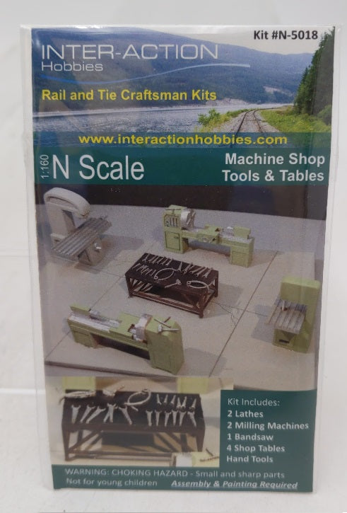 Acme N-5018 N By Inter-Action Machine Shop Tools & Tables Laser Cut Wood Kit