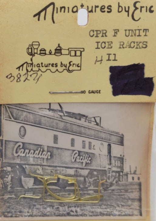 Miniatures By Eric I1 HO Scale CPR F Unit Ice Racks Brass Part