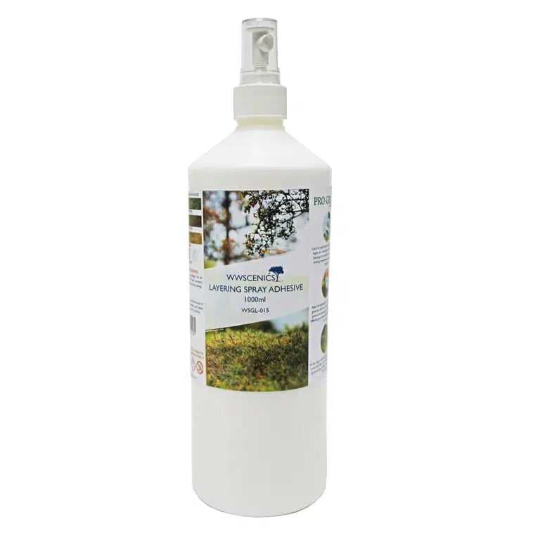 WWScenics WSGL-015 Layering Spray Adhesive 33.8 oz Bottle