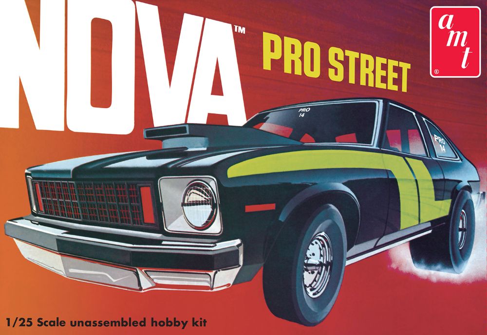 AMT 1503 1:25 1976 Chevy Nova Pro Street Car Plastic Model Kit