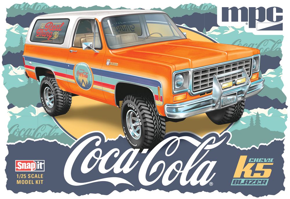 MPC 1022 1:25 Coca Cola Chevy K5 Blazer Truck Plastic Model Kit