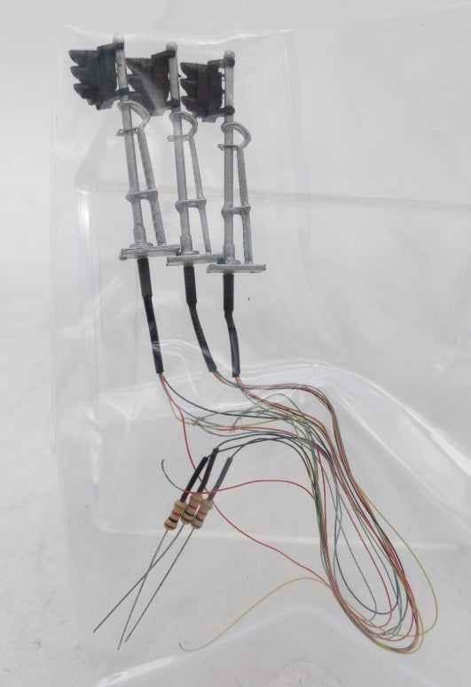 Evemodel JTD1503GYR-3G N Scale Railroad Signal Lights 3 Color (Set of 3)