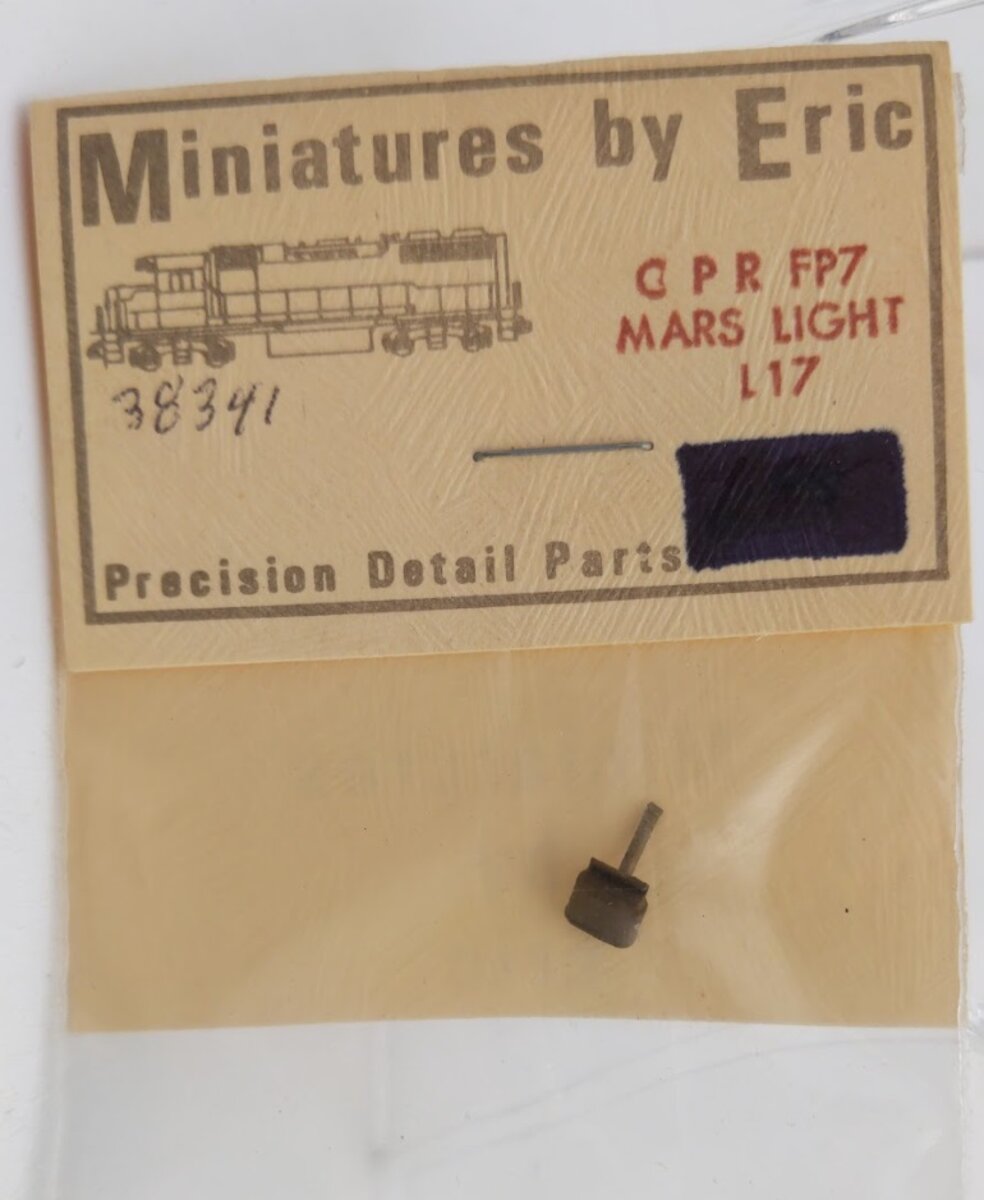 Miniatures By Eric L17 HO Scale CPR FP7 Mars Light Brass Part