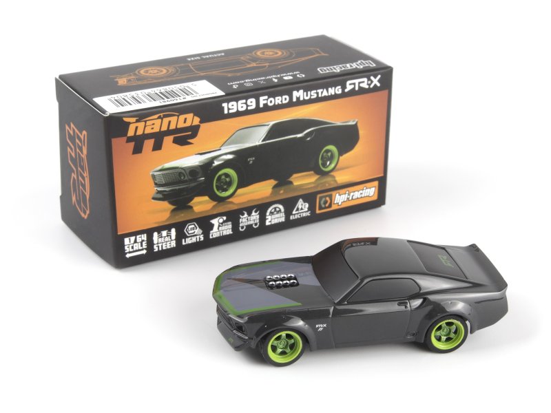 HPI Racing 160981 nano-TTR 1969 Ford Mustang RTR-X - Car Only
