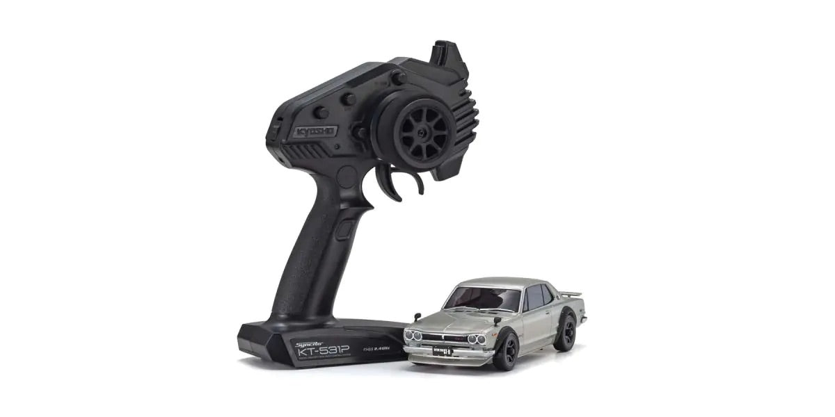 Kyosho 32359S MINI-Z Silver Nissan Skyline 2000GT-R (KPGC10) Tuned Ver.