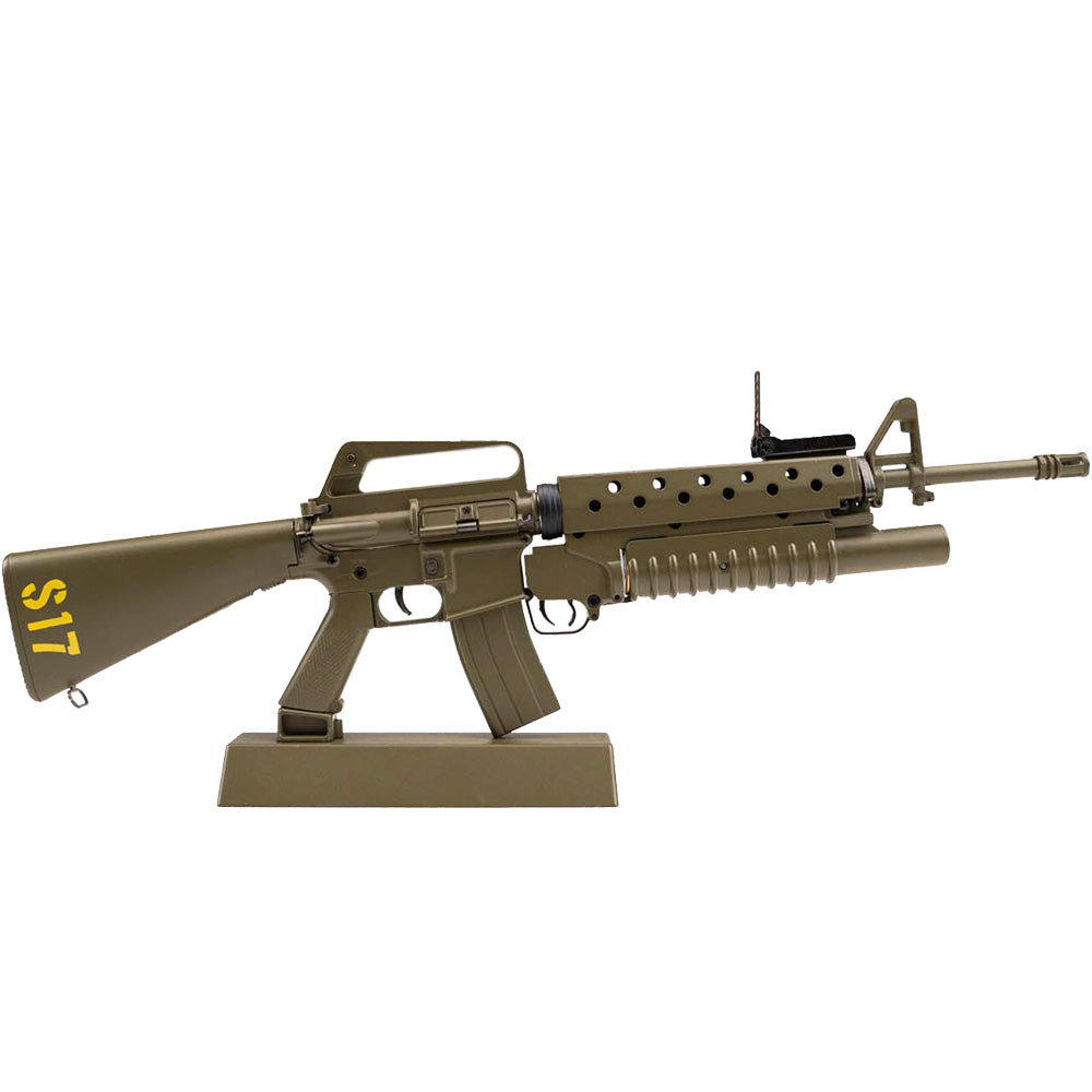 GoatGuns 16-GREEN 1:3 Green M16 Grenadier Diecast Model