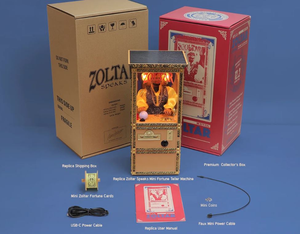 New Wave Toys RA-ZT-001 Zoltar Minatare 1:6  Animatronic Fortune Teller Machine