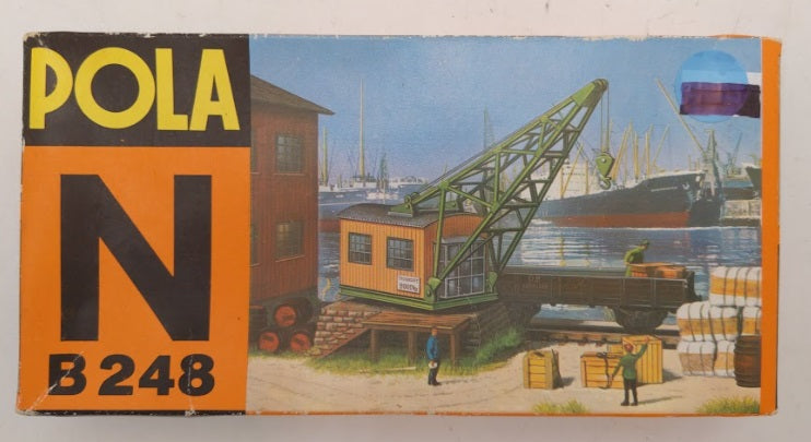 Pola B248 N Scale Little Engine Harbor Crane Plastic Kit