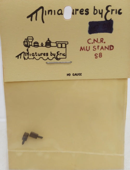 Miniatures By Eric S8 HO Scale C.N.R. MU Stand Brass Part (Pack of 2)