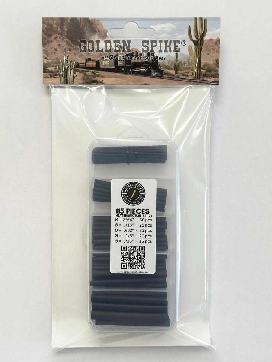 Golden Spike GSHSTS115 Heatshrink Tubes (Set of 115)