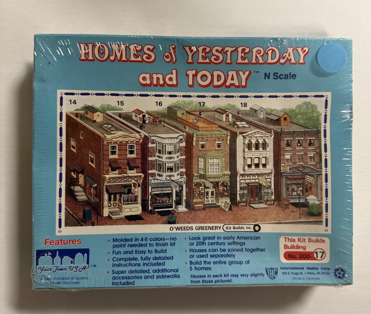 IHC 200-17 N Scale O'weeds Greenery Module Building Kit
