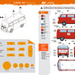 AK Interactive AK35023 1:35 T2 Model 1967 Public Service Model Kit