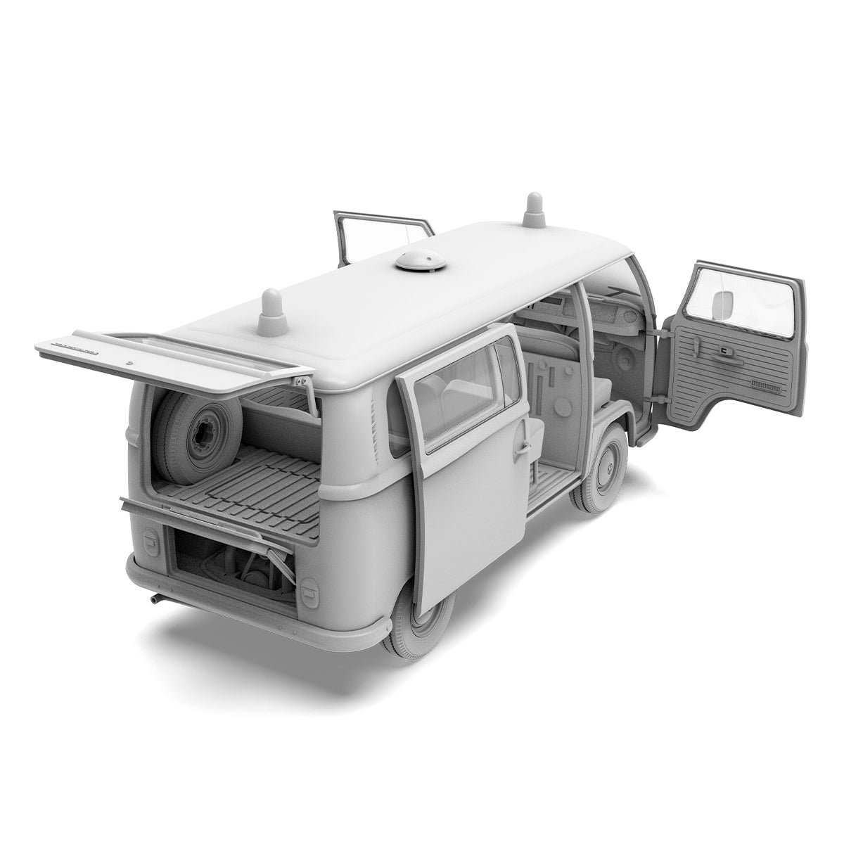 AK Interactive AK35023 1:35 T2 Model 1967 Public Service Model Kit