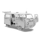 AK Interactive AK35023 1:35 T2 Model 1967 Public Service Model Kit