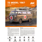 AK Interactive AK35023 1:35 T2 Model 1967 Public Service Model Kit