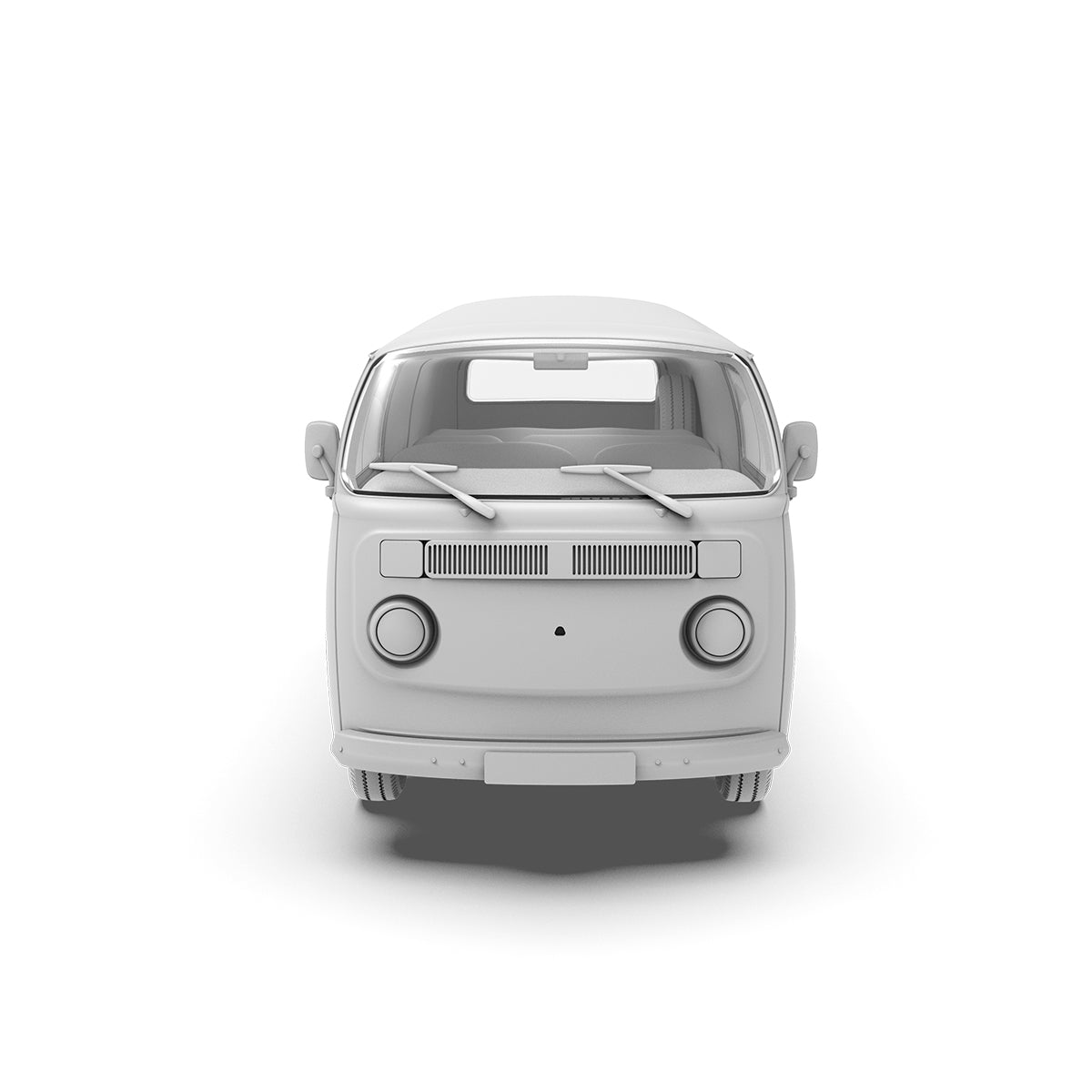 AK Interactive AK35025 1:35 T2 Model 1972 Commercial Van Model Kit