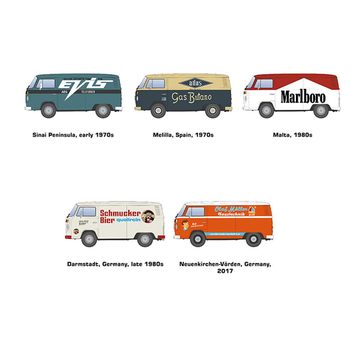 AK Interactive AK35025 1:35 T2 Model 1972 Commercial Van Model Kit