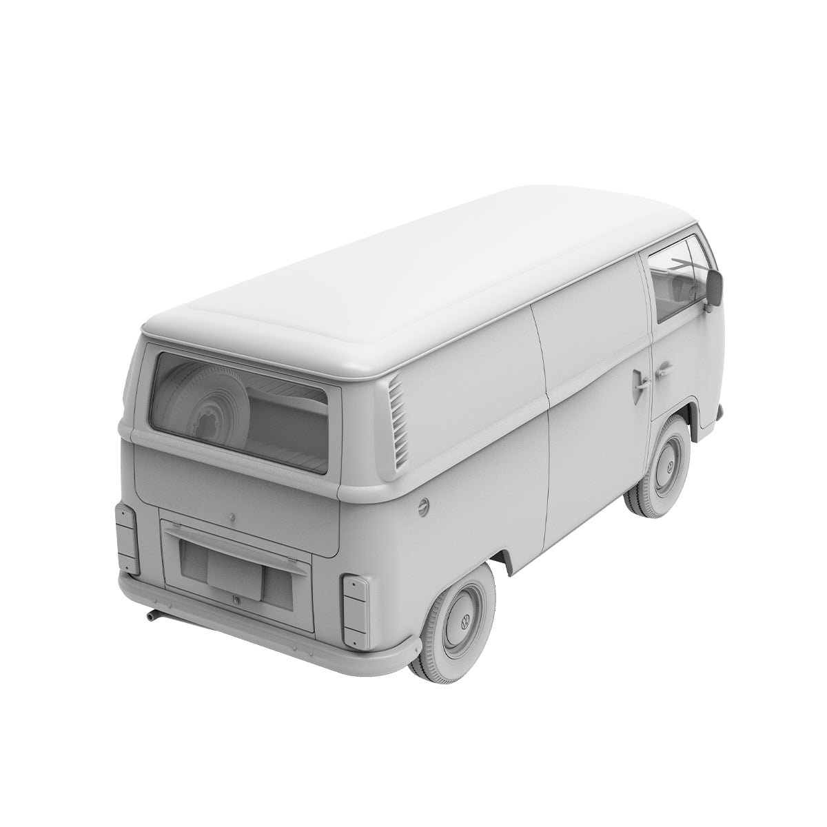 AK Interactive AK35025 1:35 T2 Model 1972 Commercial Van Model Kit